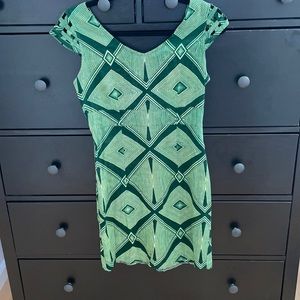 African print mini dress